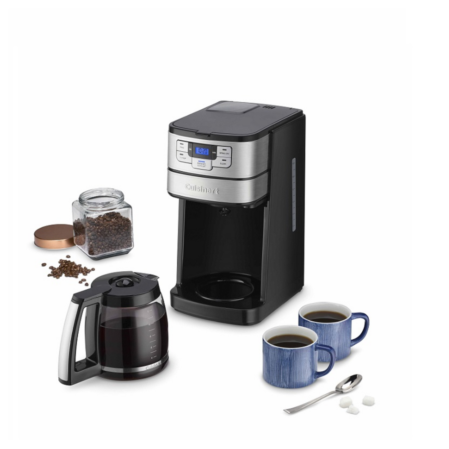 Cafetera con Molino Cuisinart Programable - 12tazas